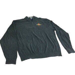 Iowa State Cyclones Sweatshirt Mens LT Gray Cutter & Buck‎ NCAA Football Sports